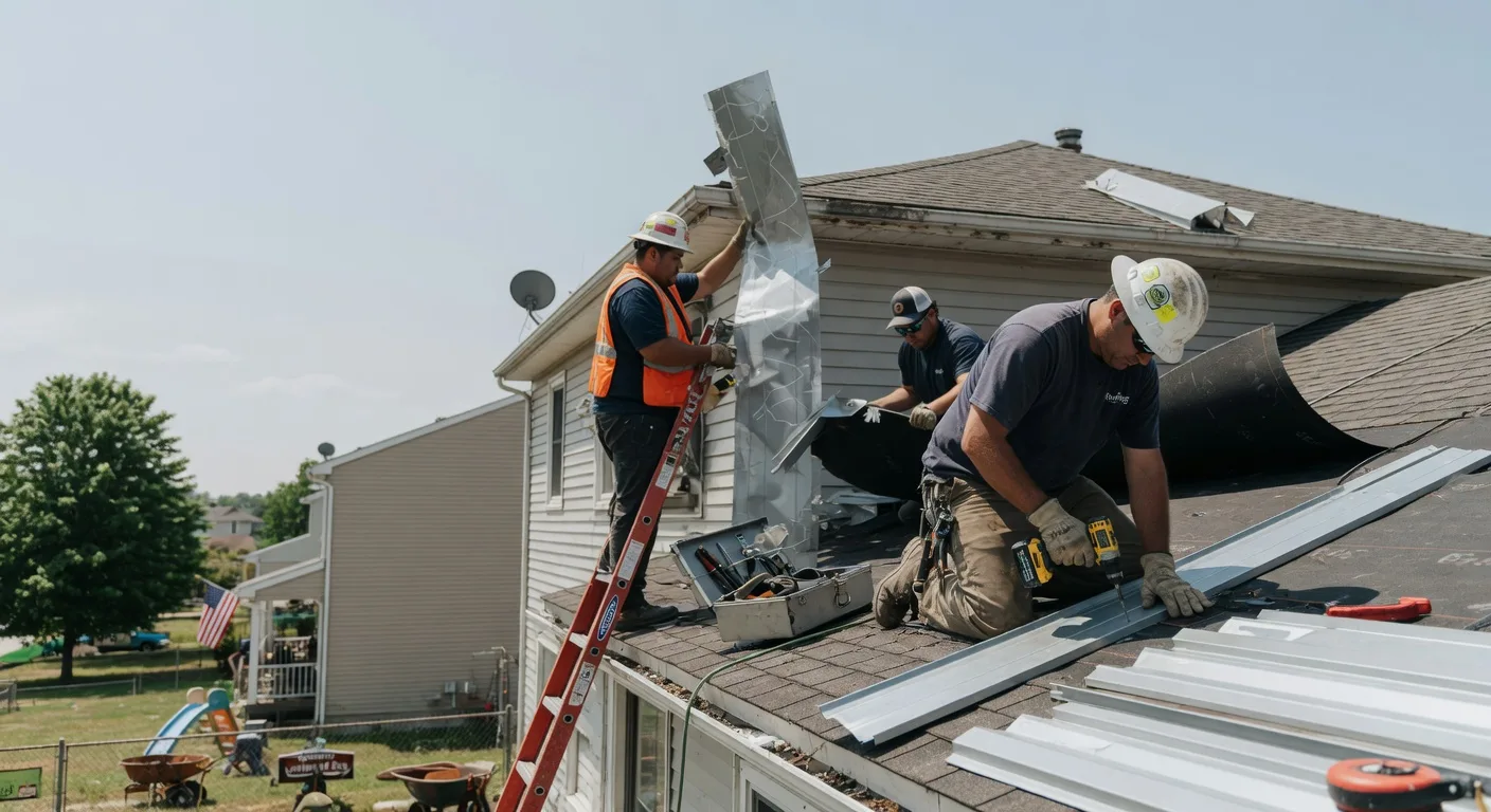 Storm Damage Metal Roof Repair in Spanish Fort, AL